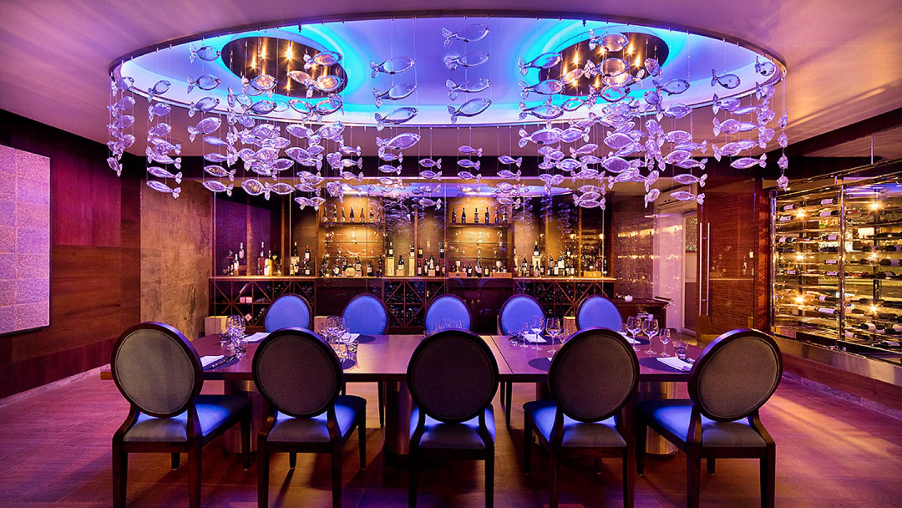 Palacio Mundo Imperial Riviera Diamante Acapulco Exterior photo The private dining room at the restaurant